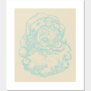 Santa Unpainted Paint-By_Number Posters and Art
